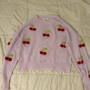 BB Dakota Cherry Knit Sweater